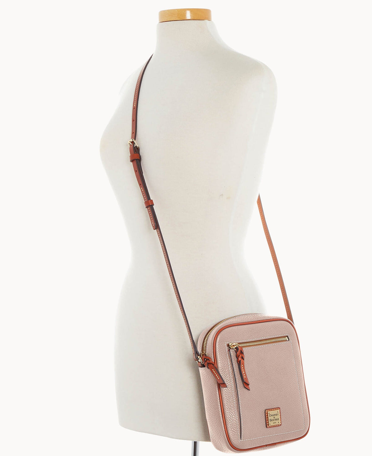 Pebble Grain Camera Crossbody