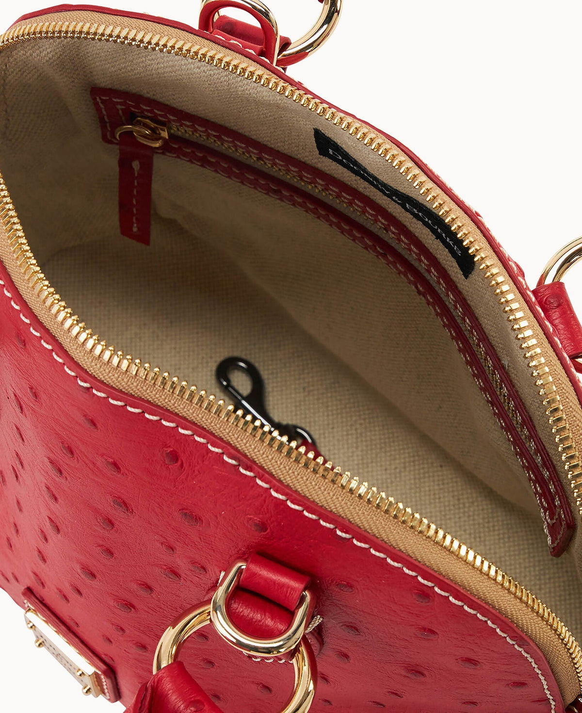 Ostrich Small Satchel