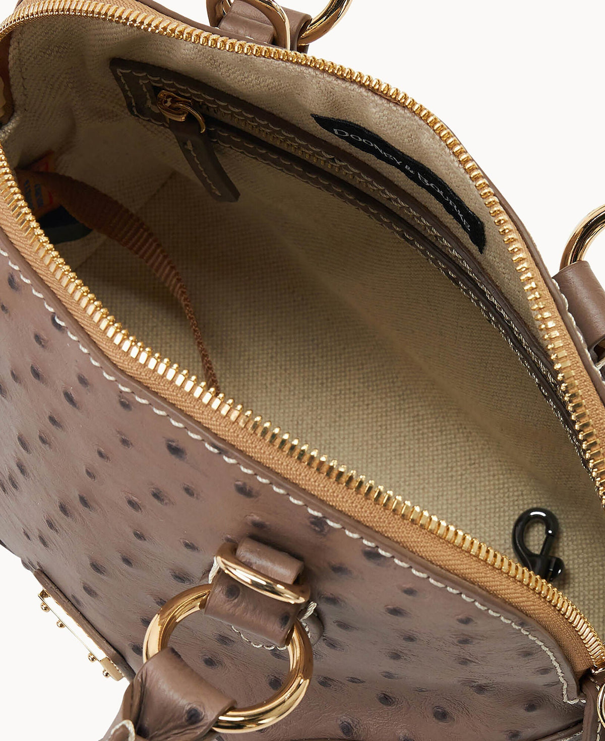 Ostrich Small Satchel
