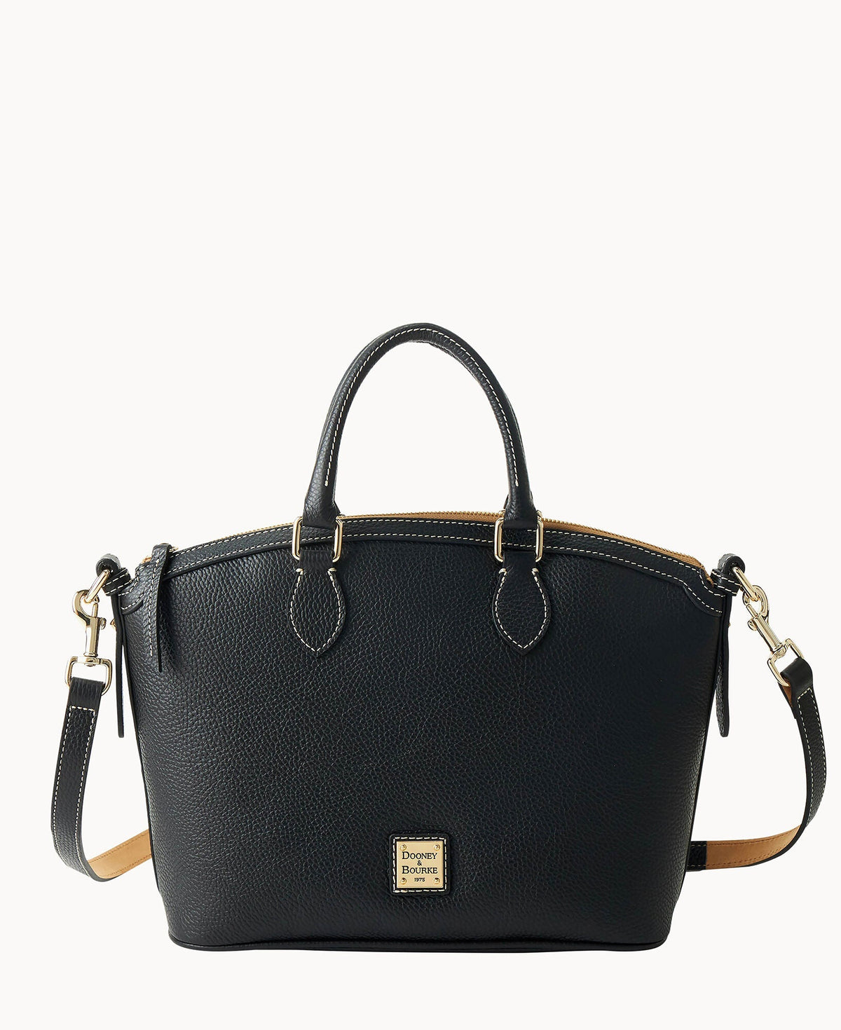 Lucca Leather Domed Satchel