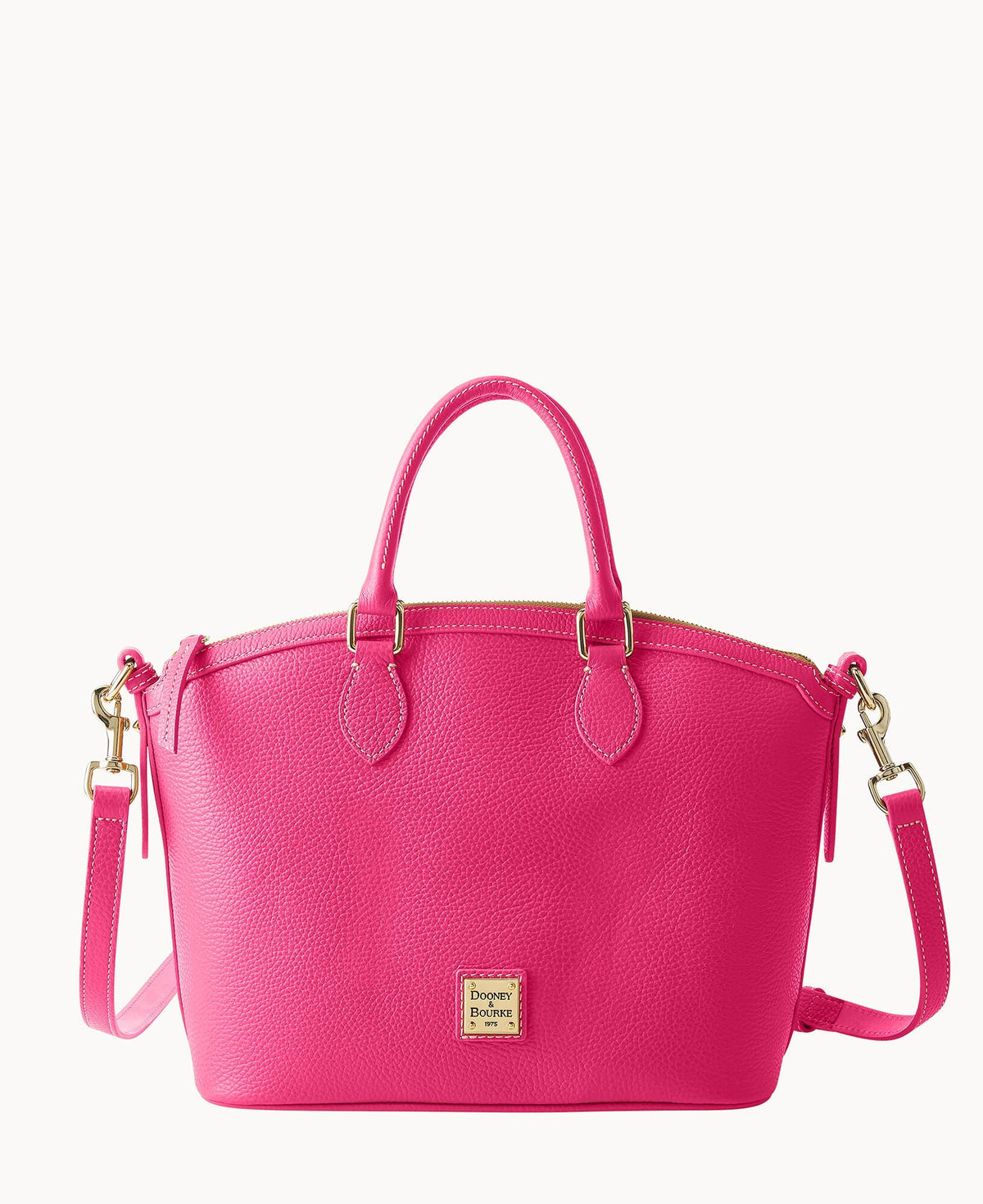 Lucca Leather Domed Satchel