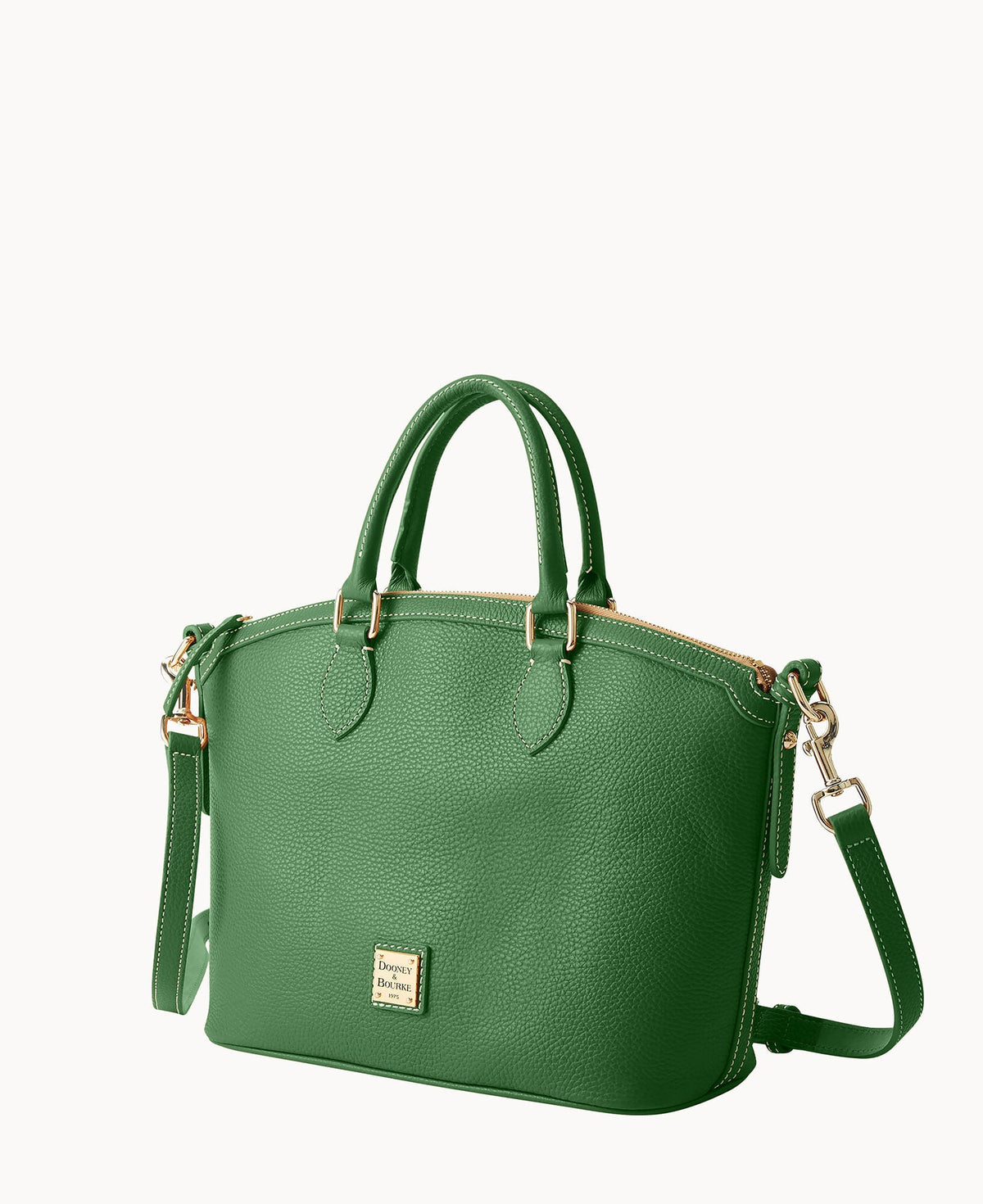 Lucca Leather Domed Satchel