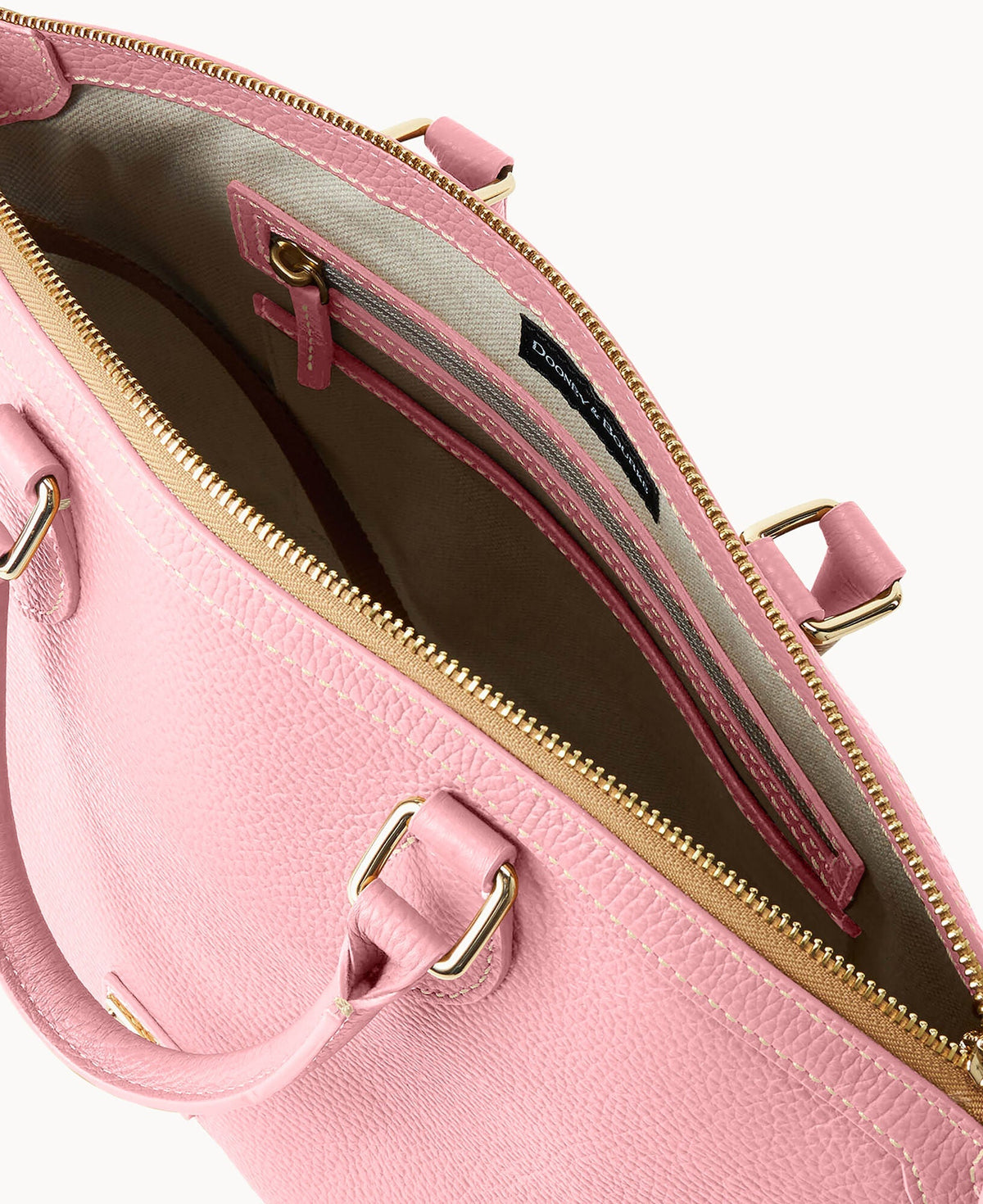 Lucca Leather Domed Satchel