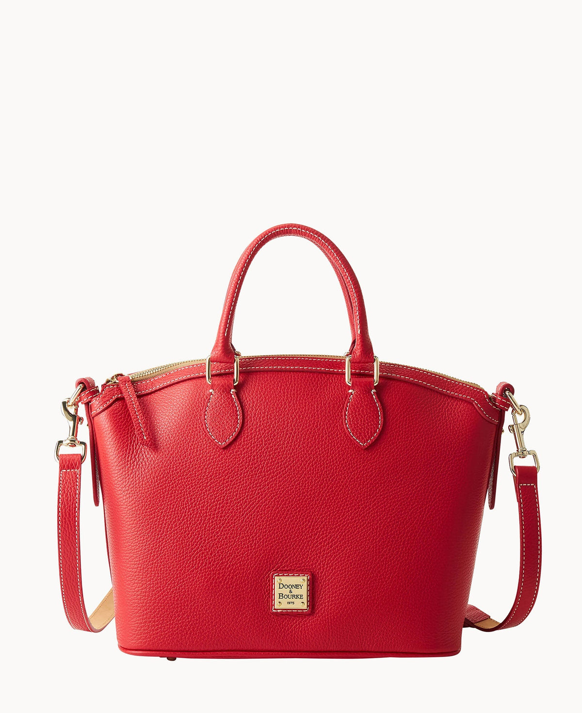 Lucca Leather Domed Satchel