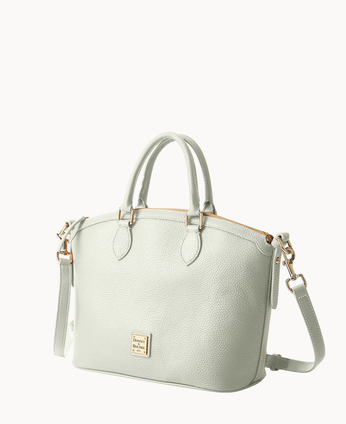 Lucca Leather Domed Satchel