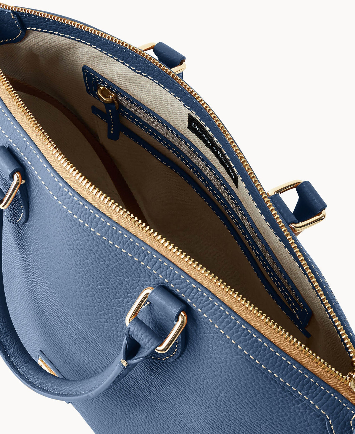 Lucca Leather Domed Satchel