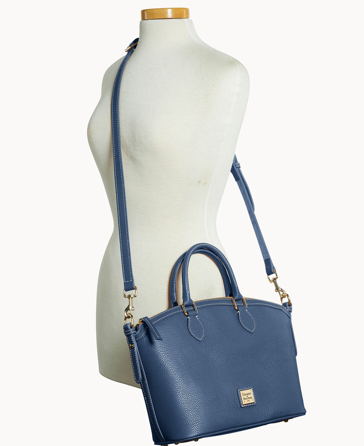 Lucca Leather Domed Satchel