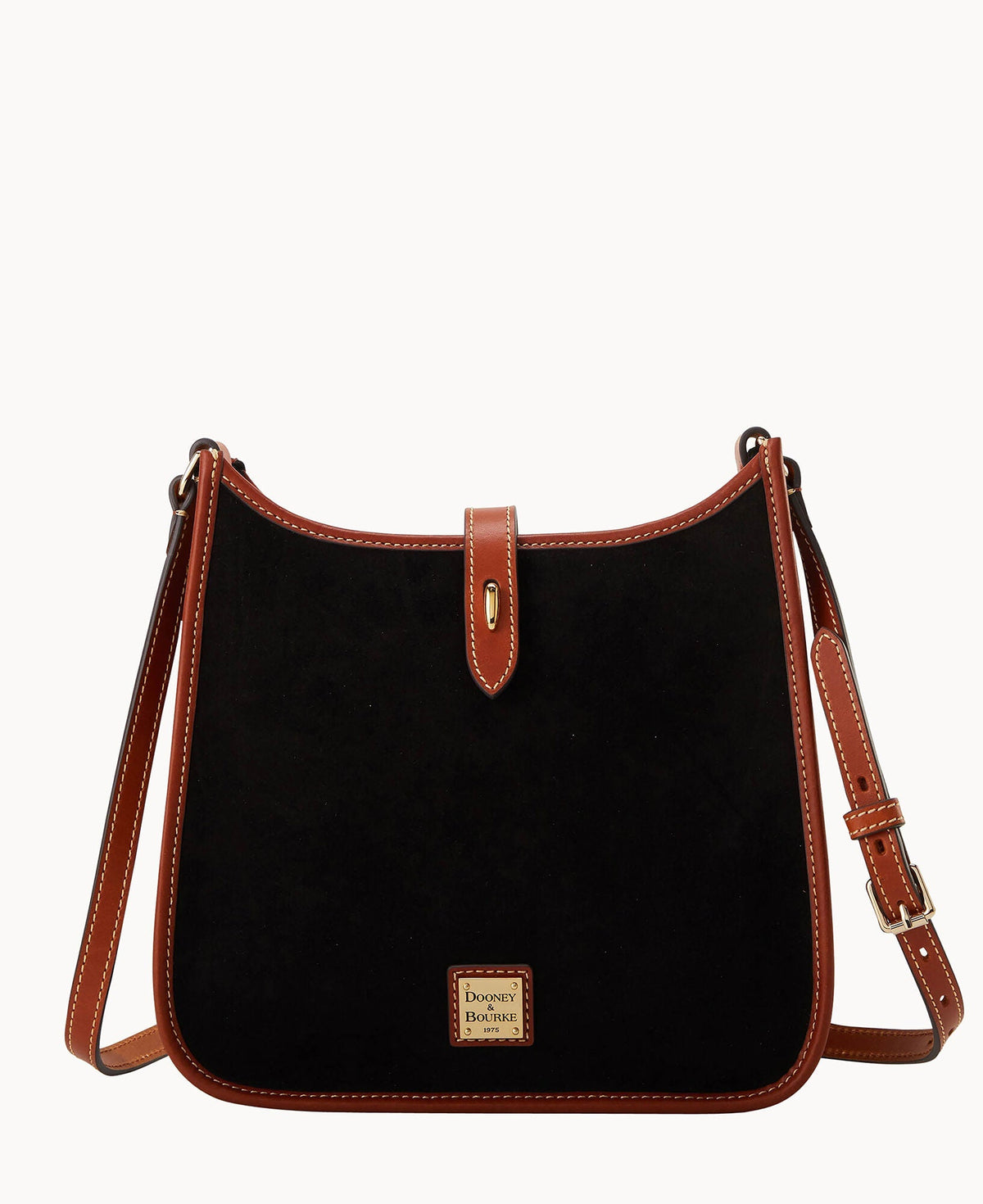 Suede Messenger Crossbody
