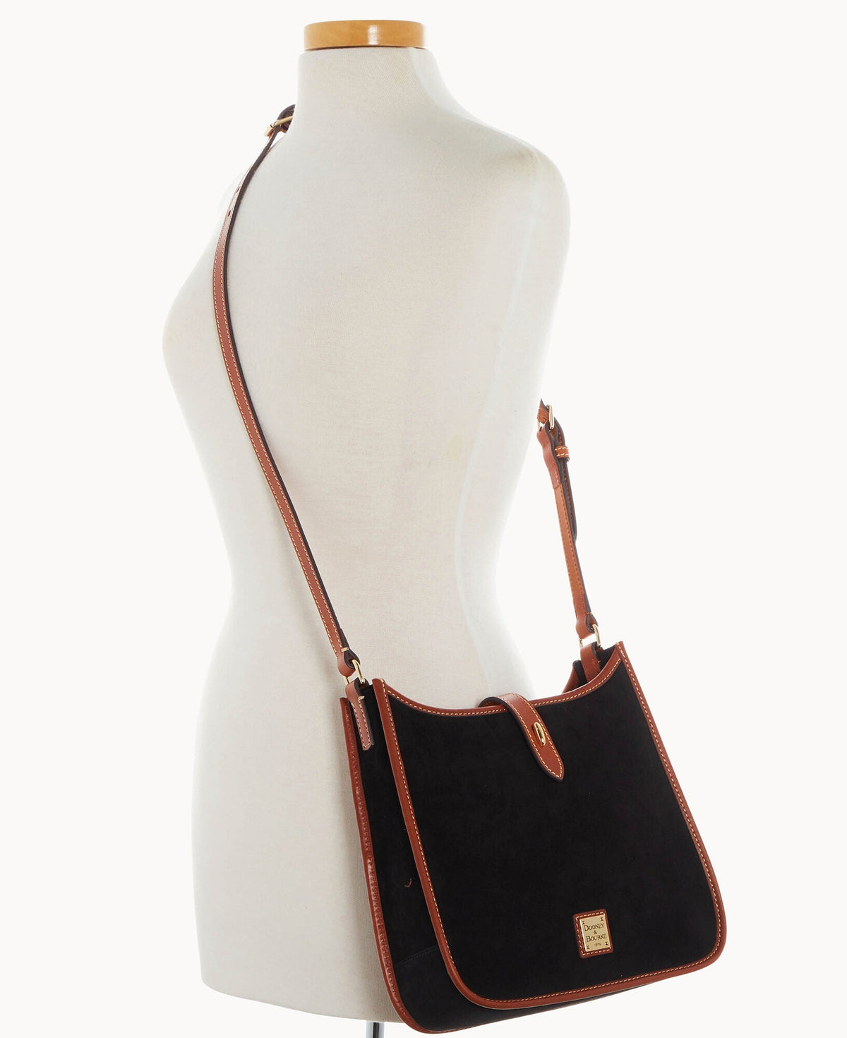 Suede Messenger Crossbody