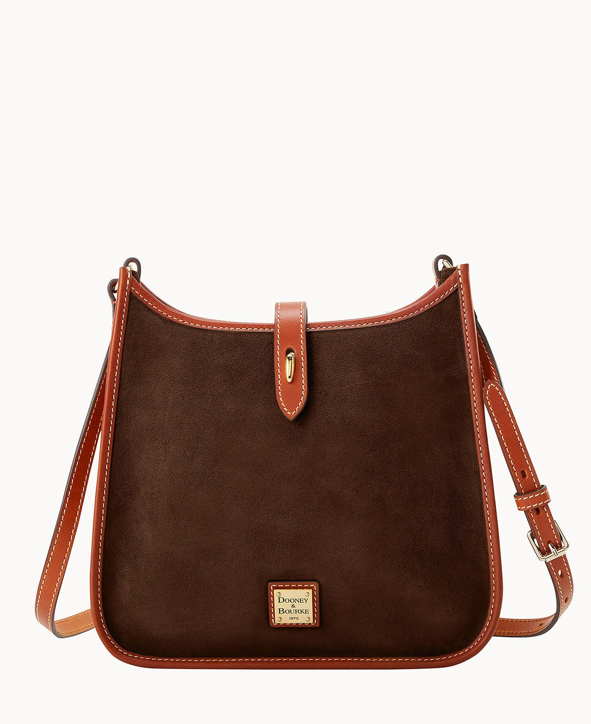 Suede Messenger Crossbody