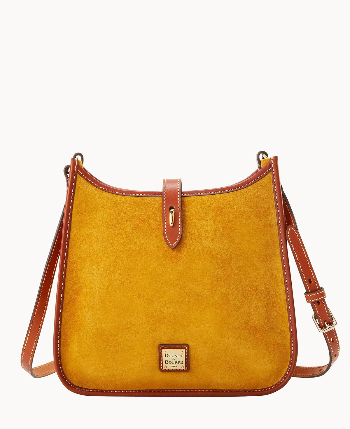 Suede Messenger Crossbody
