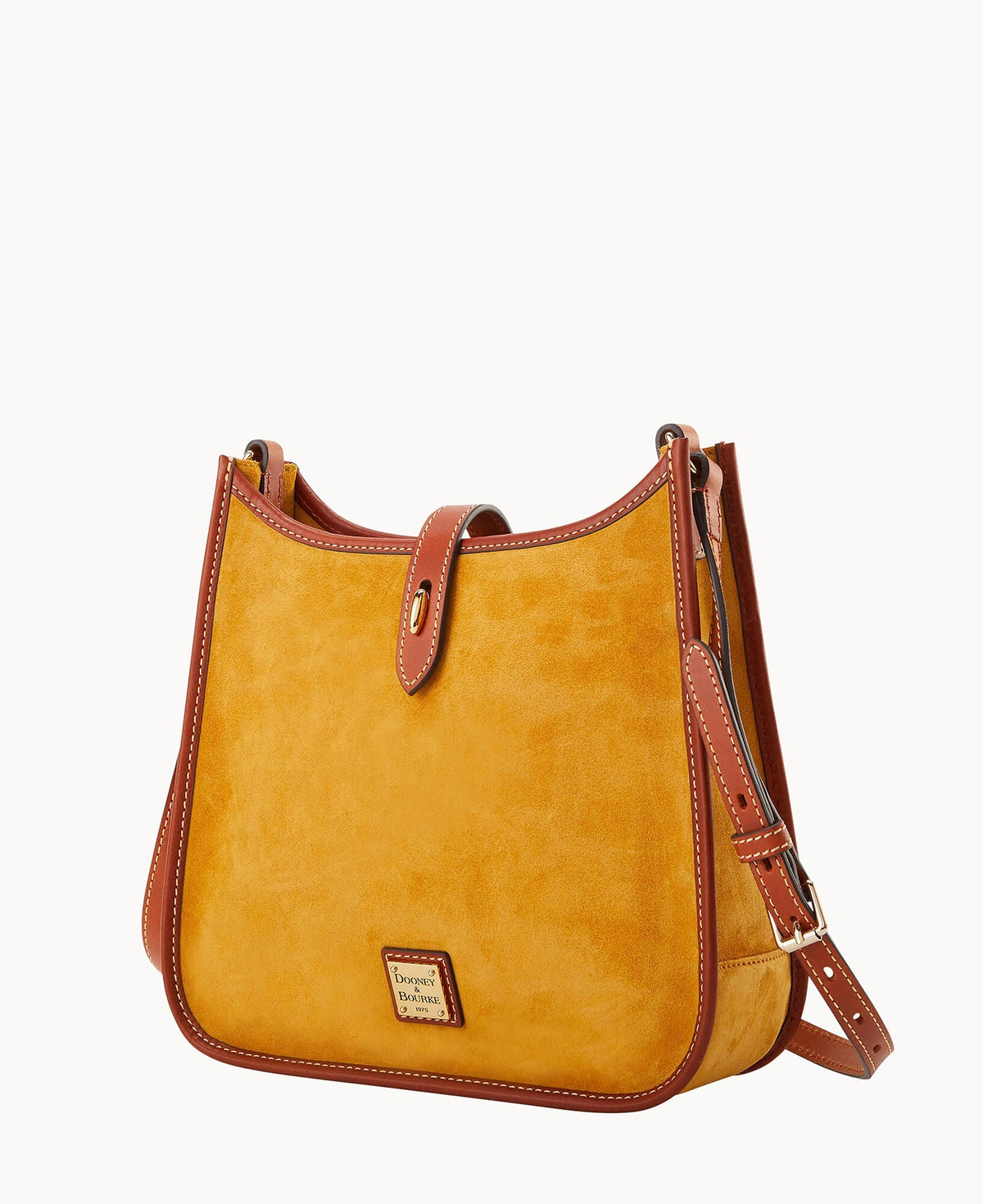 Suede Messenger Crossbody