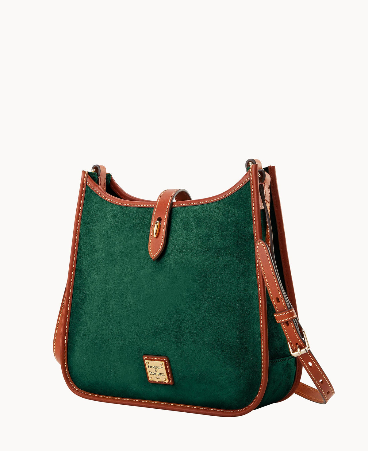 Suede Messenger Crossbody