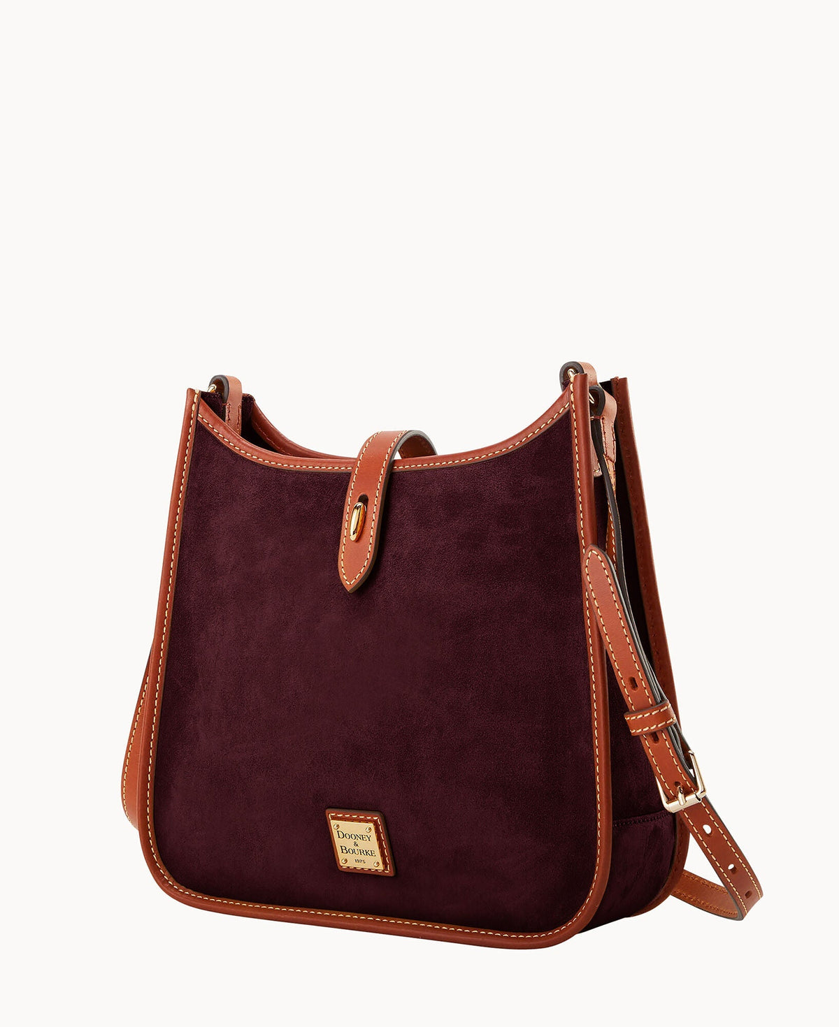 Suede Messenger Crossbody