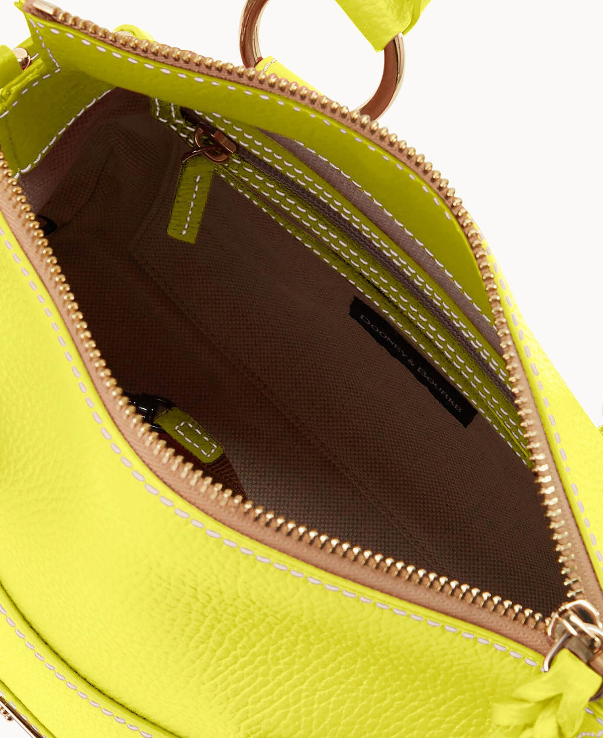 Lucca Leather Satchel With Pocket