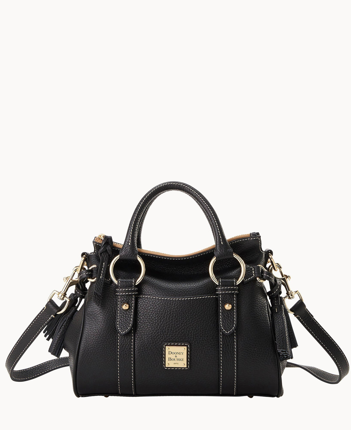 Lucca Leather Satchel With Pocket