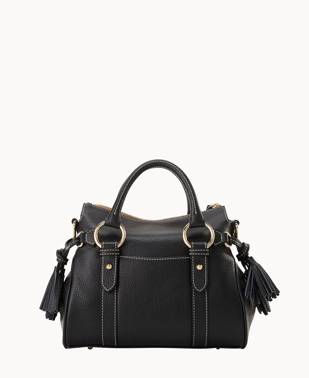 Lucca Leather Satchel With Pocket