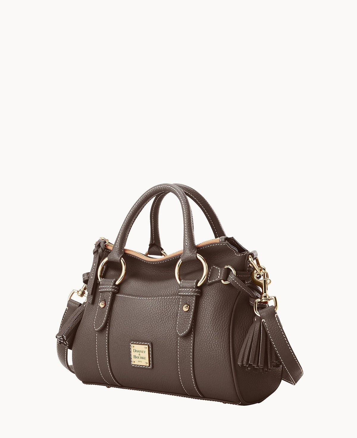 Lucca Leather Satchel With Pocket