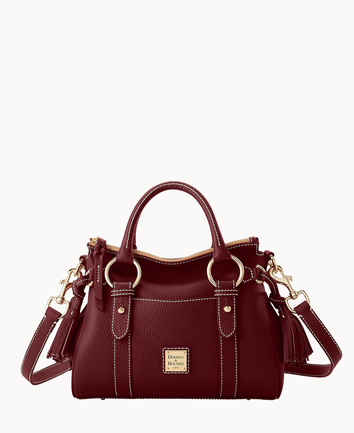 Lucca Leather Satchel With Pocket