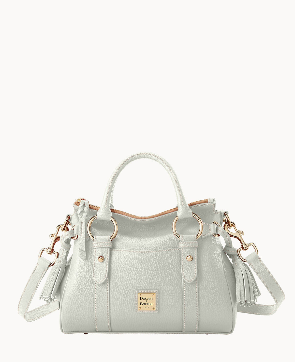 Lucca Leather Satchel With Pocket