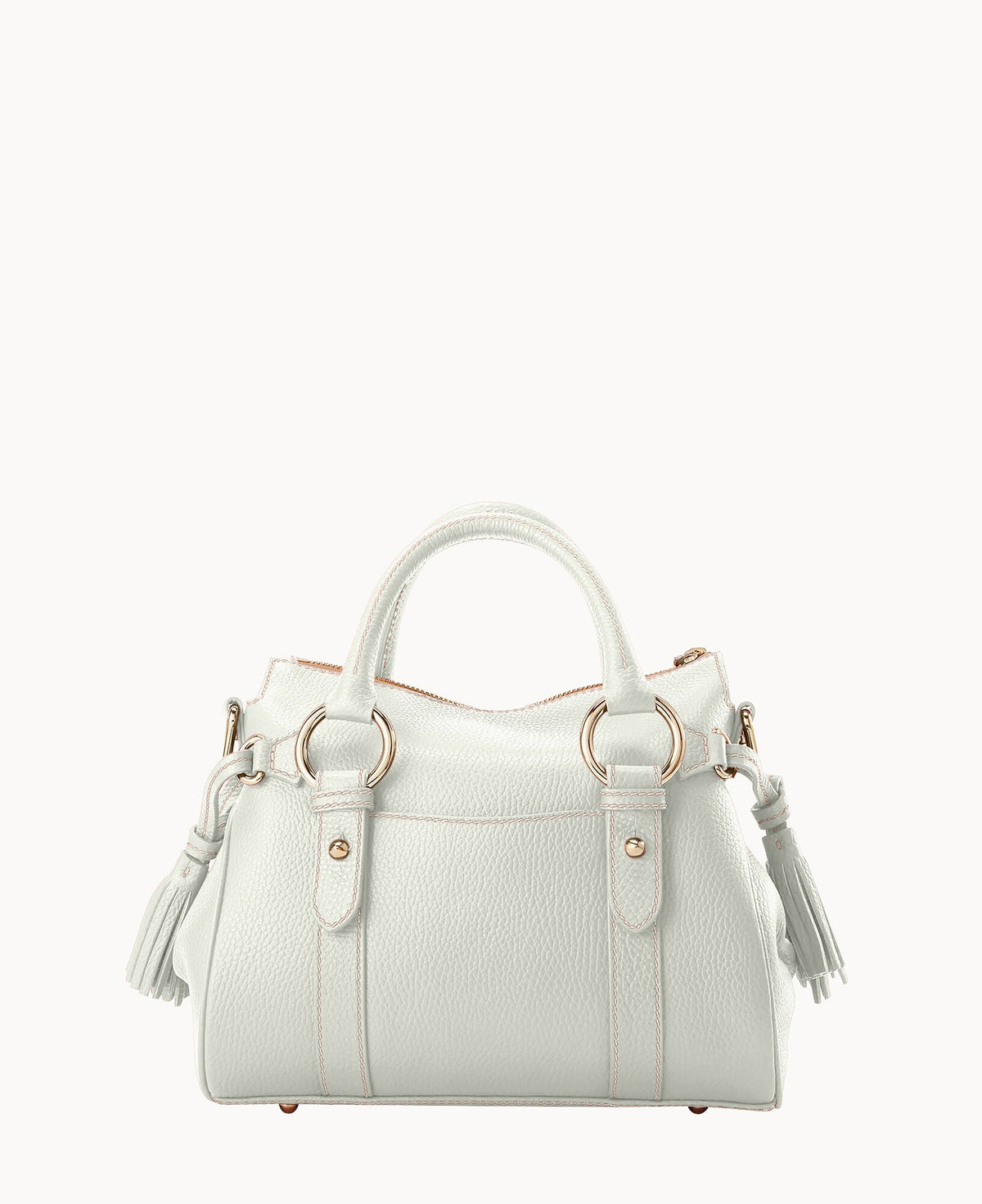 Lucca Leather Satchel With Pocket