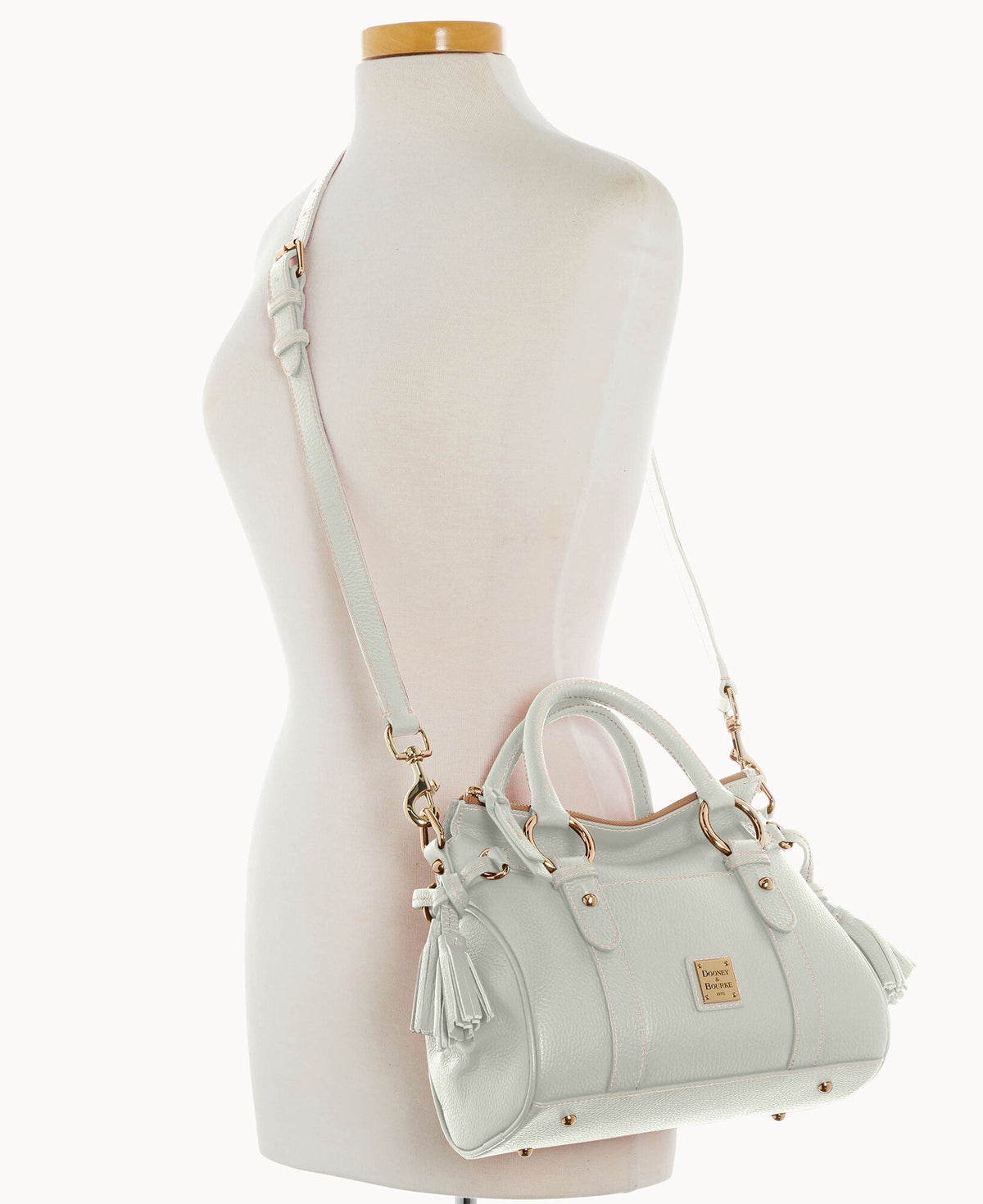 Lucca Leather Satchel With Pocket