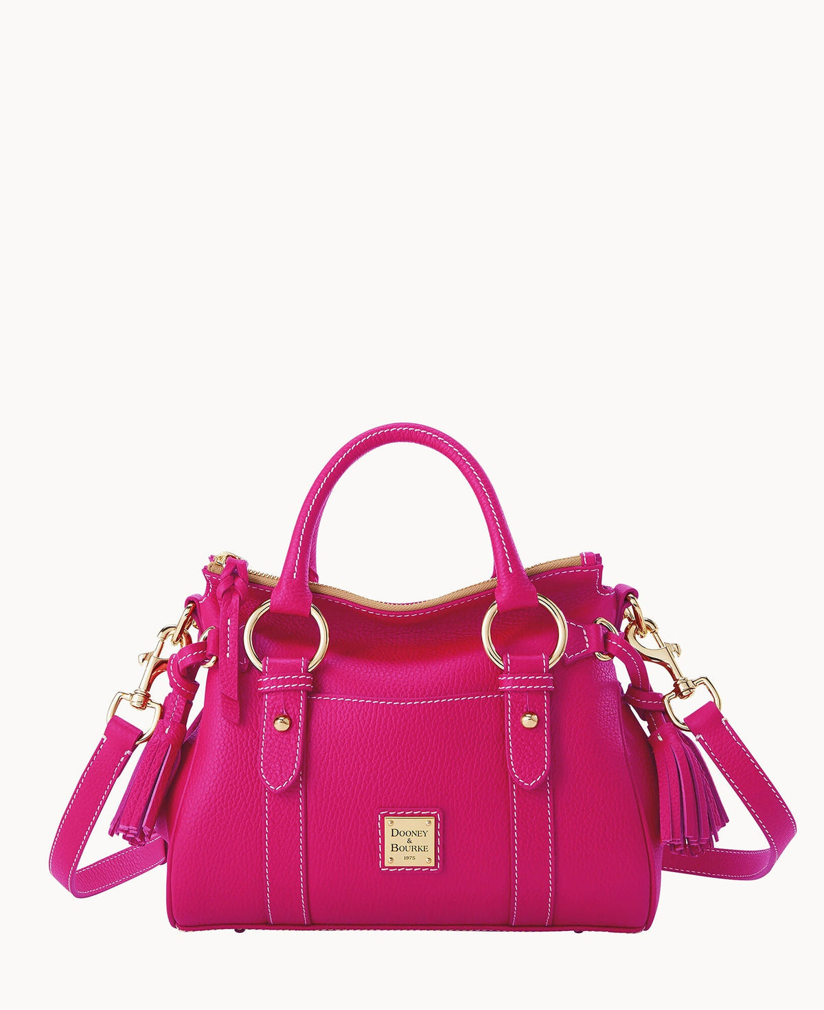 Lucca Leather Satchel With Pocket