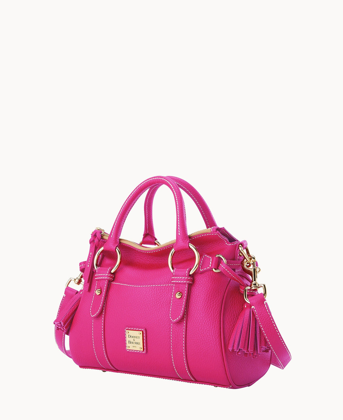 Lucca Leather Satchel With Pocket
