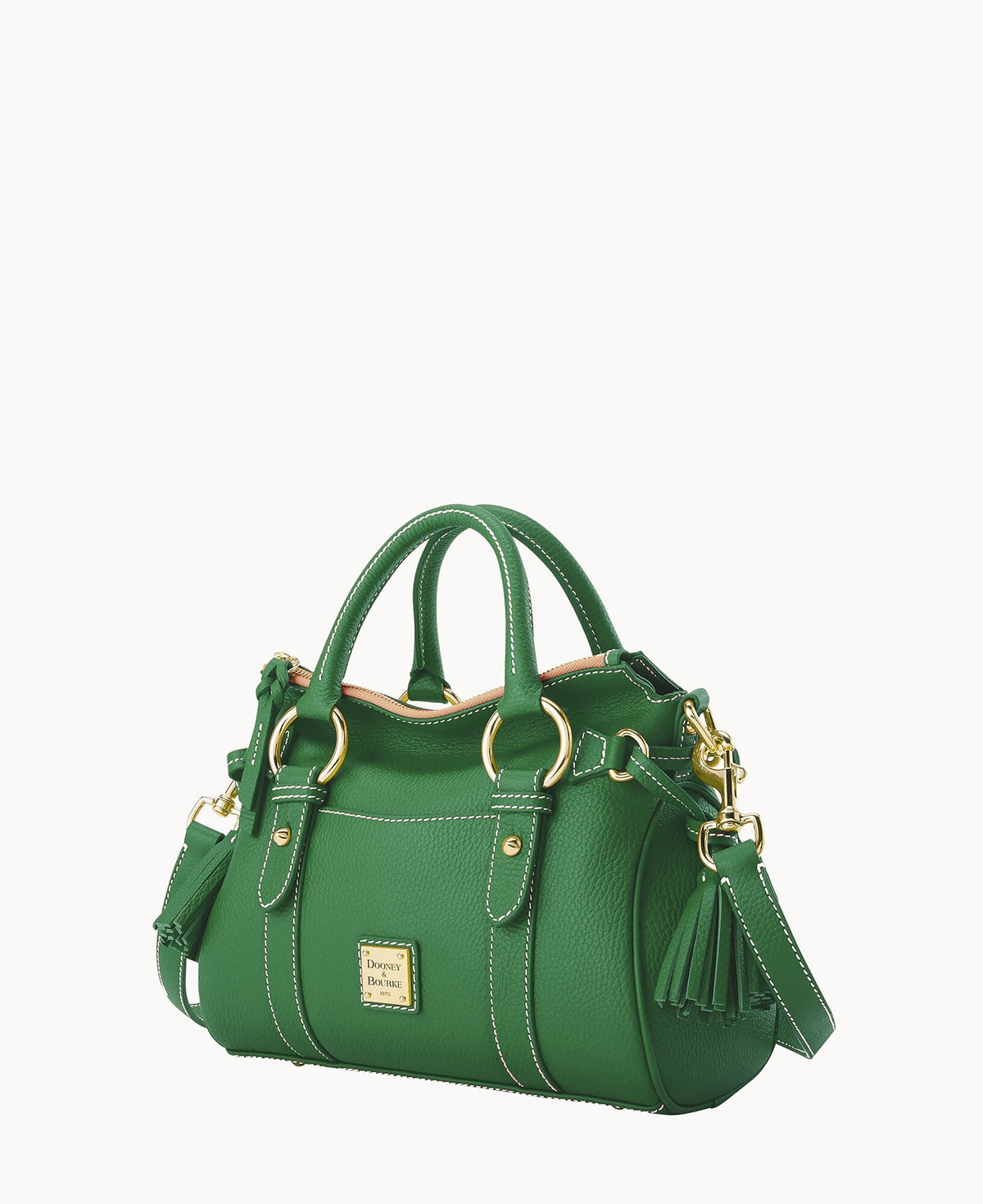Lucca Leather Satchel With Pocket