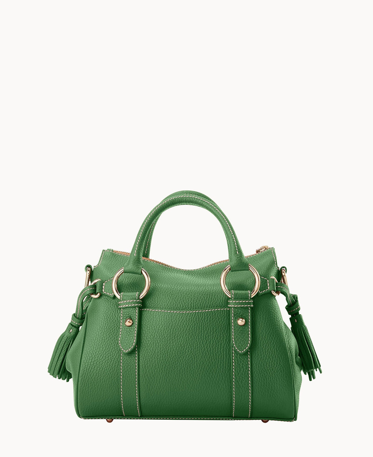 Lucca Leather Satchel With Pocket