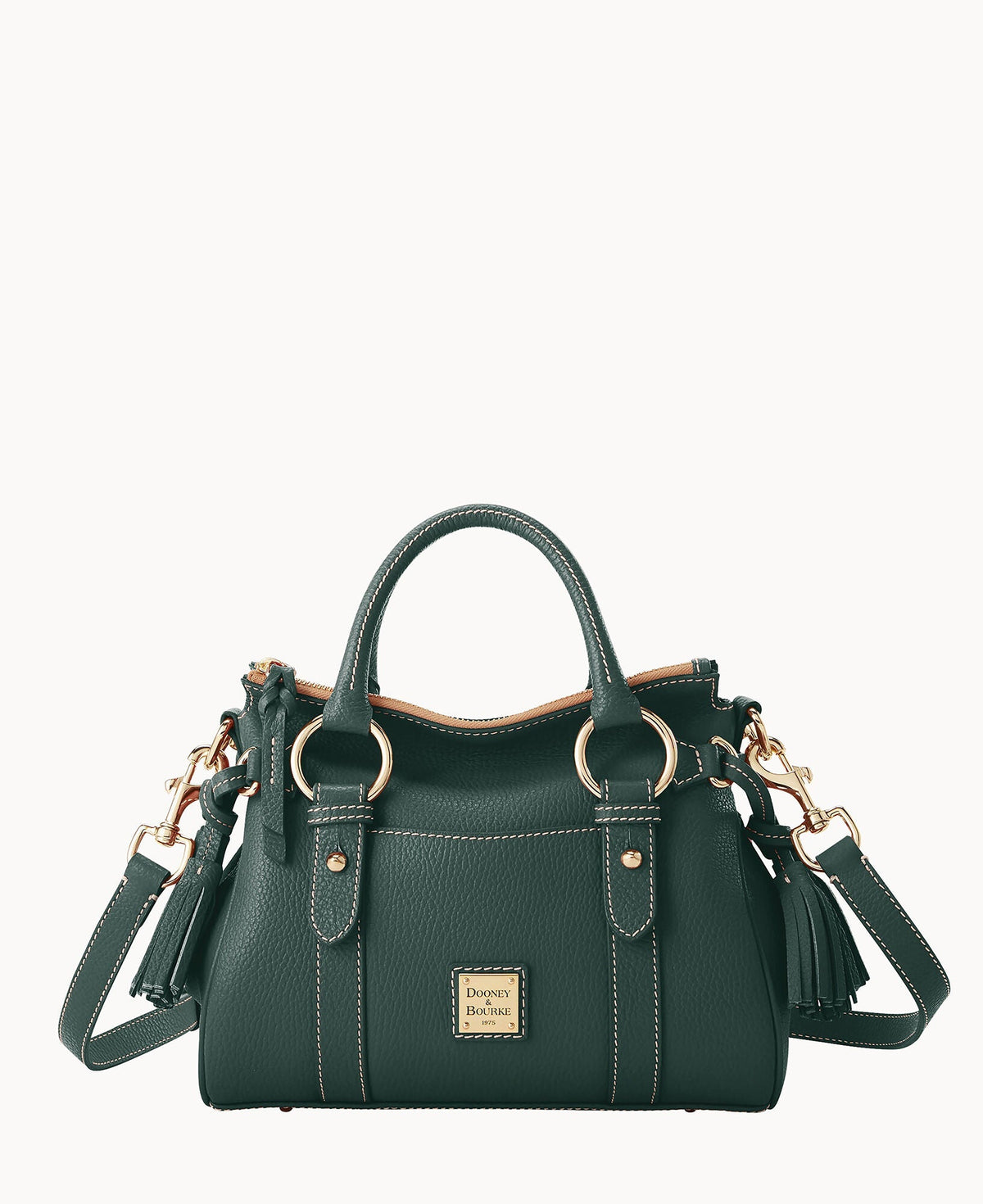 Lucca Leather Satchel With Pocket