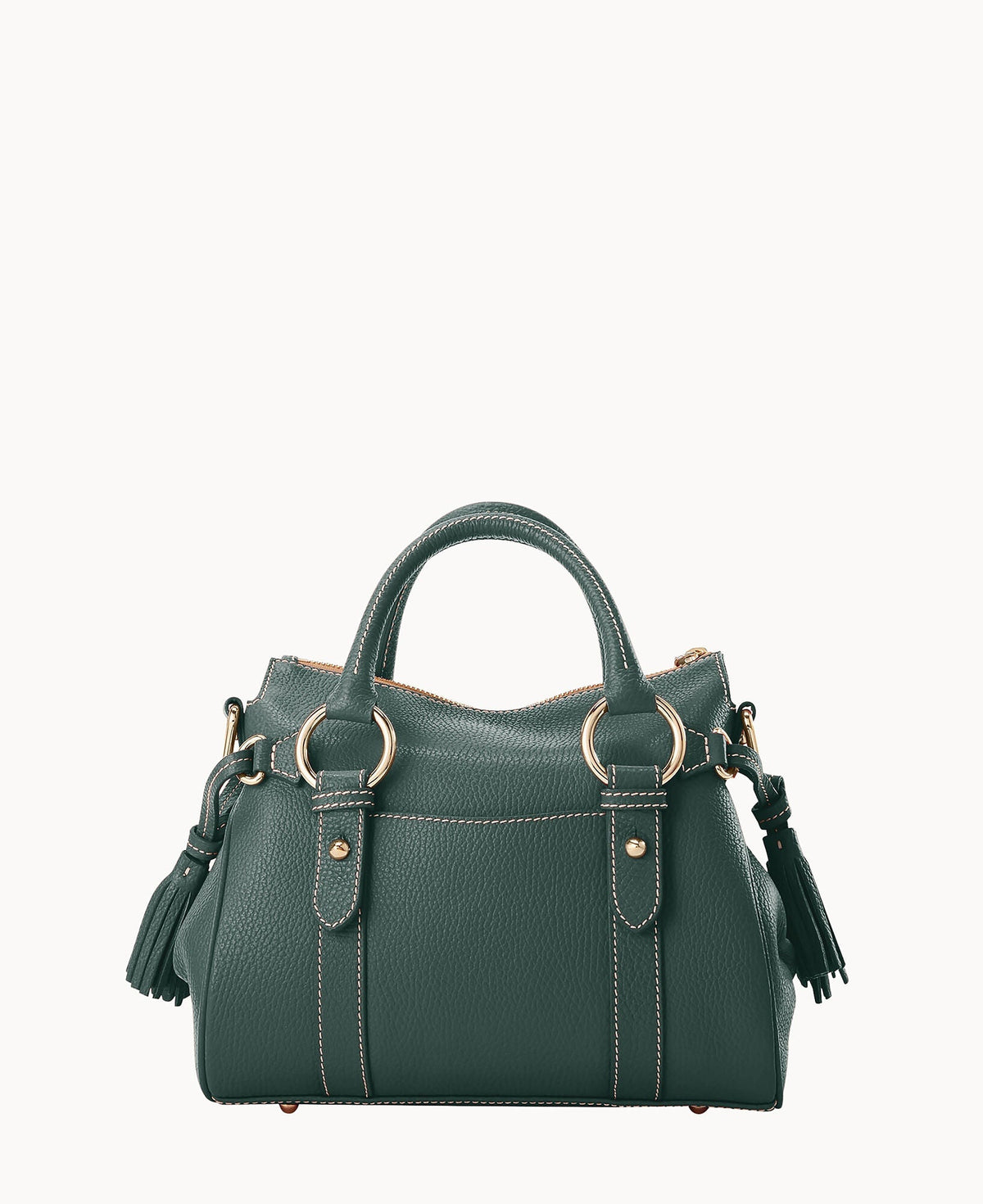 Lucca Leather Satchel With Pocket