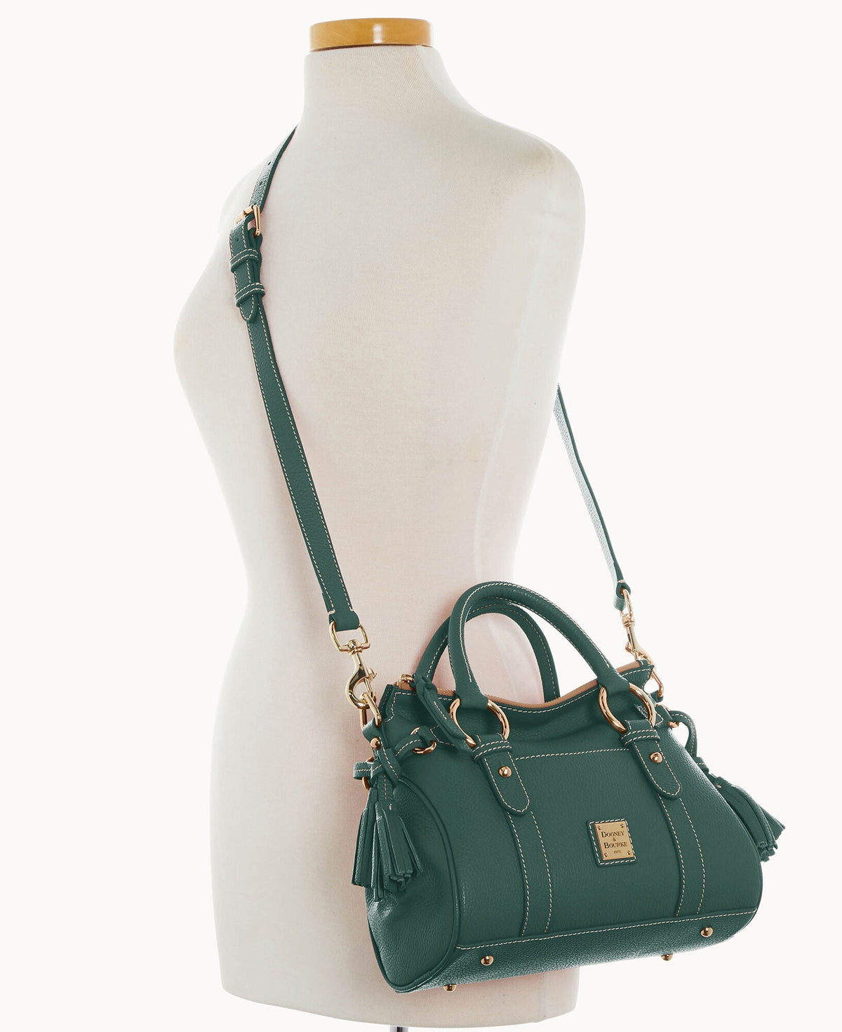 Lucca Leather Satchel With Pocket