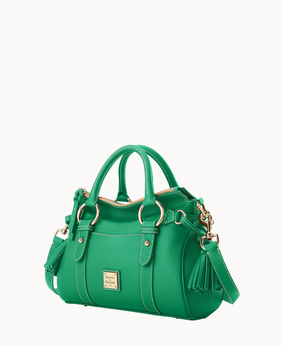 Lucca Leather Satchel With Pocket