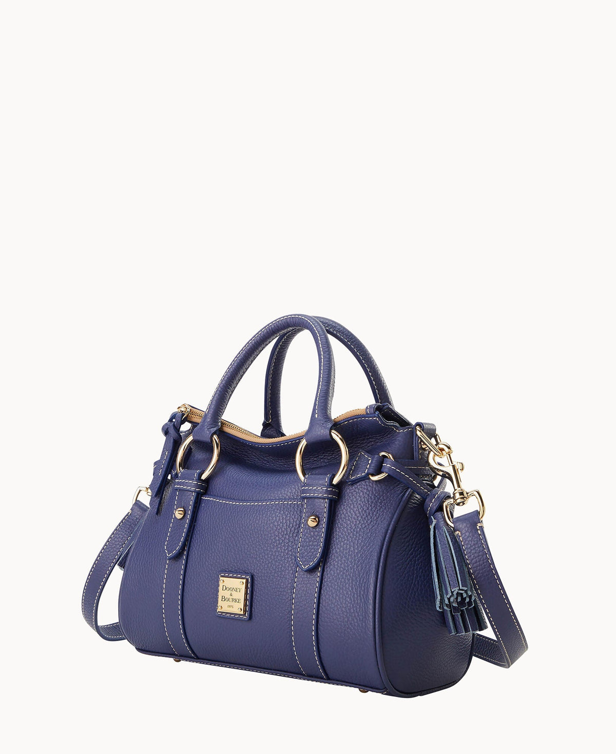 Lucca Leather Satchel With Pocket