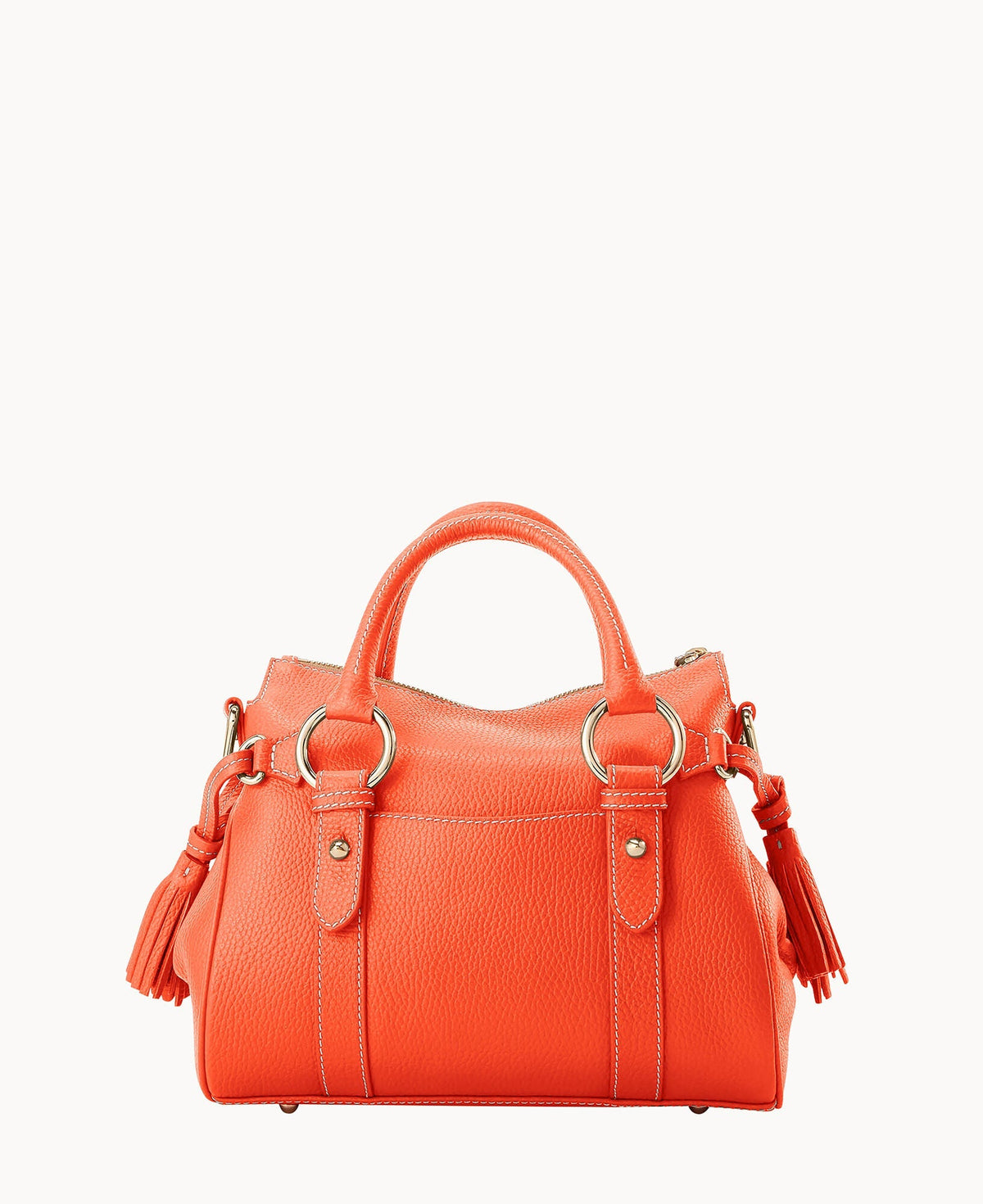 Lucca Leather Satchel With Pocket
