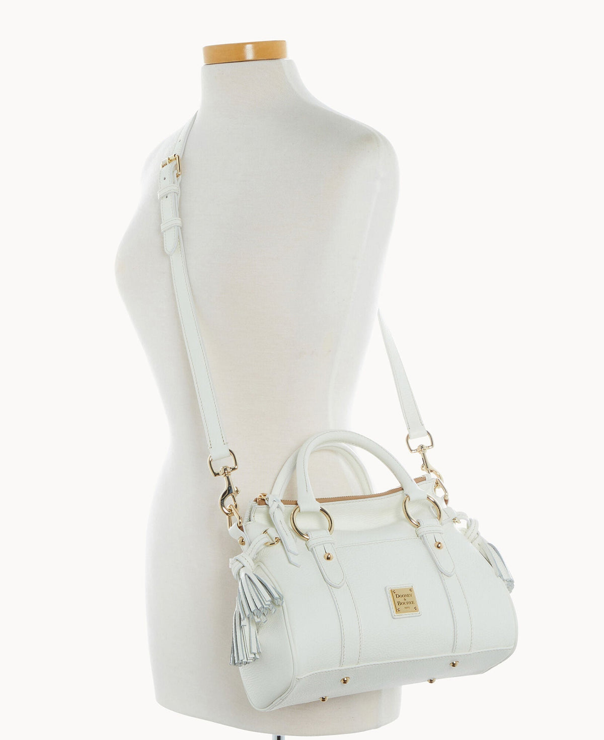 Lucca Leather Satchel With Pocket