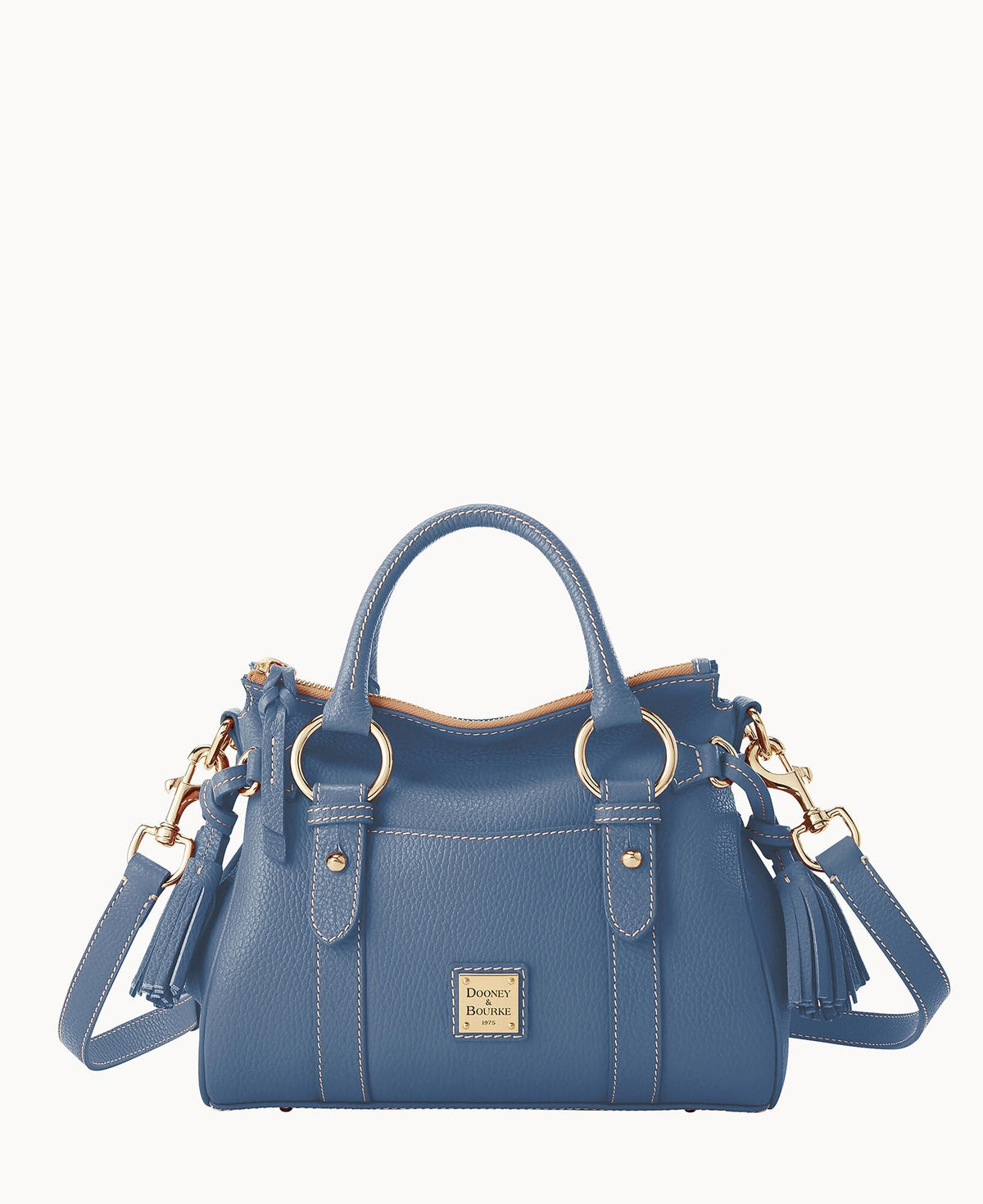 Lucca Leather Satchel With Pocket