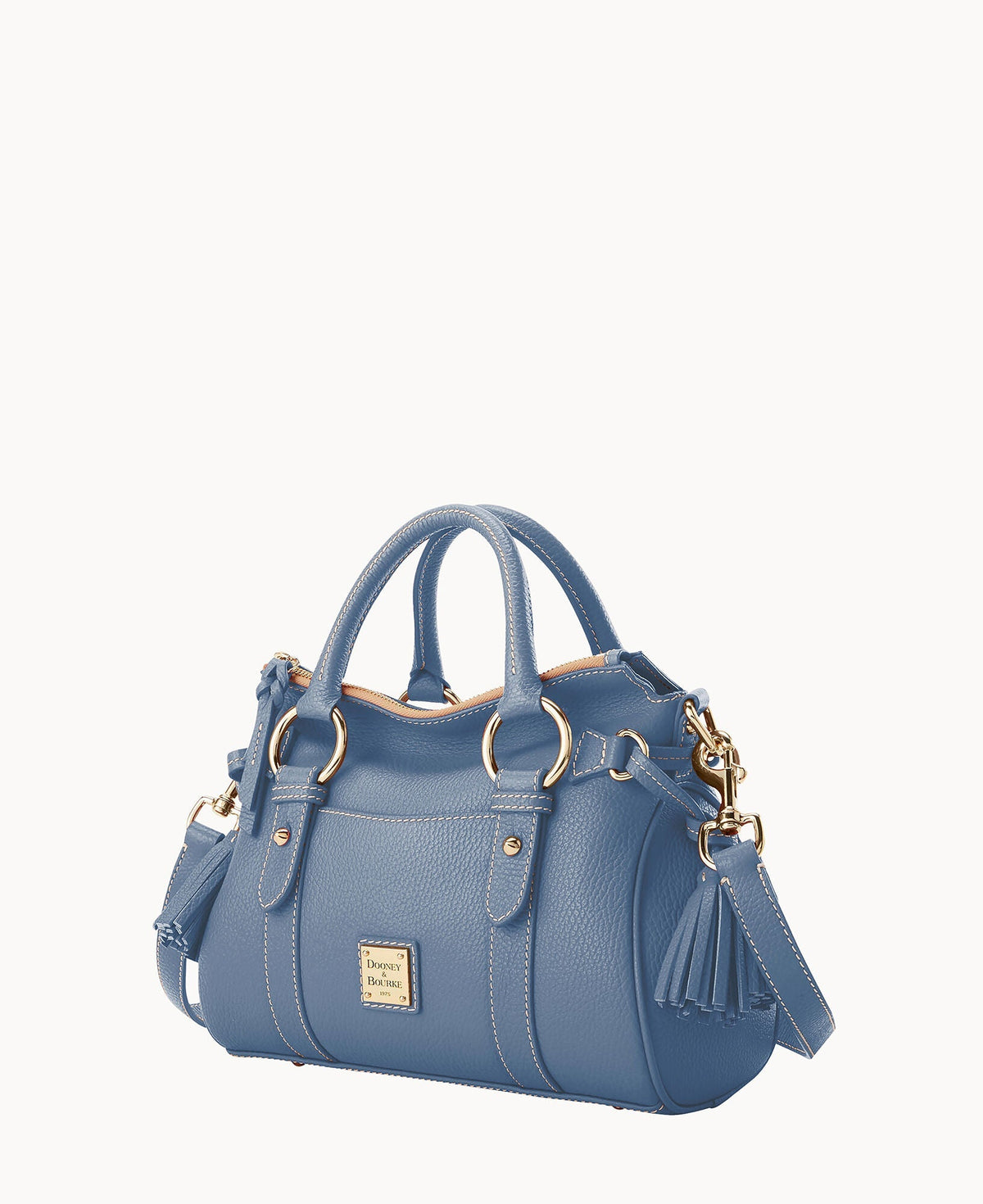 Lucca Leather Satchel With Pocket