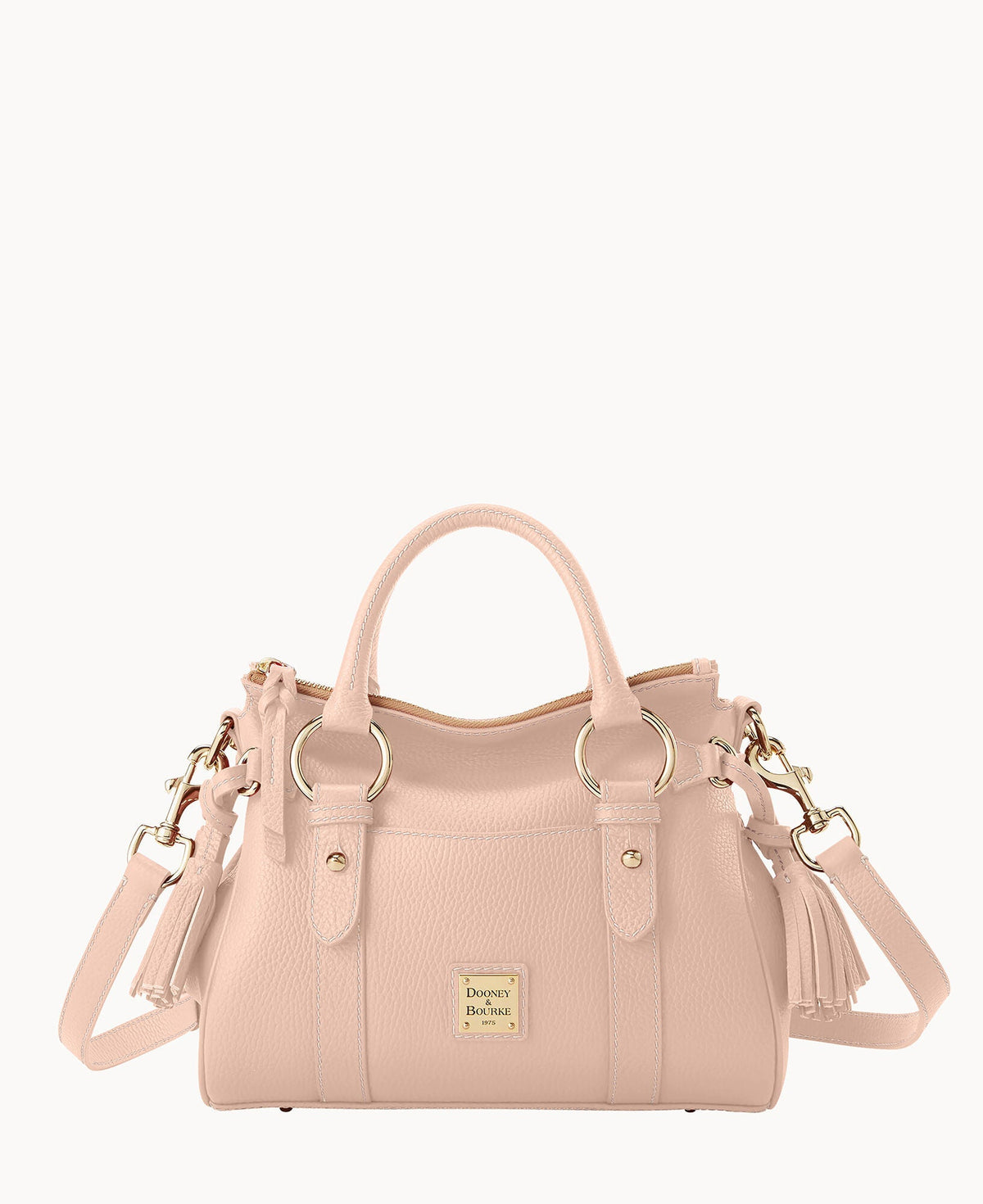 Lucca Leather Satchel With Pocket