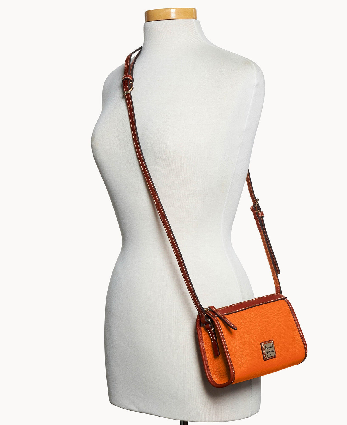 Pebble Grain Small East West Crossbody