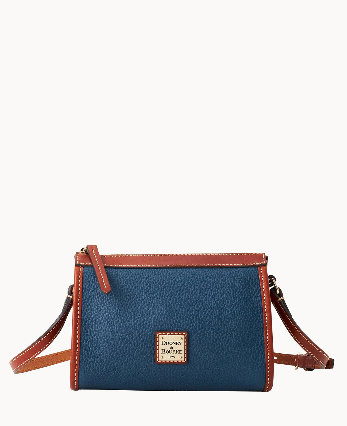 Pebble Grain Small East West Crossbody