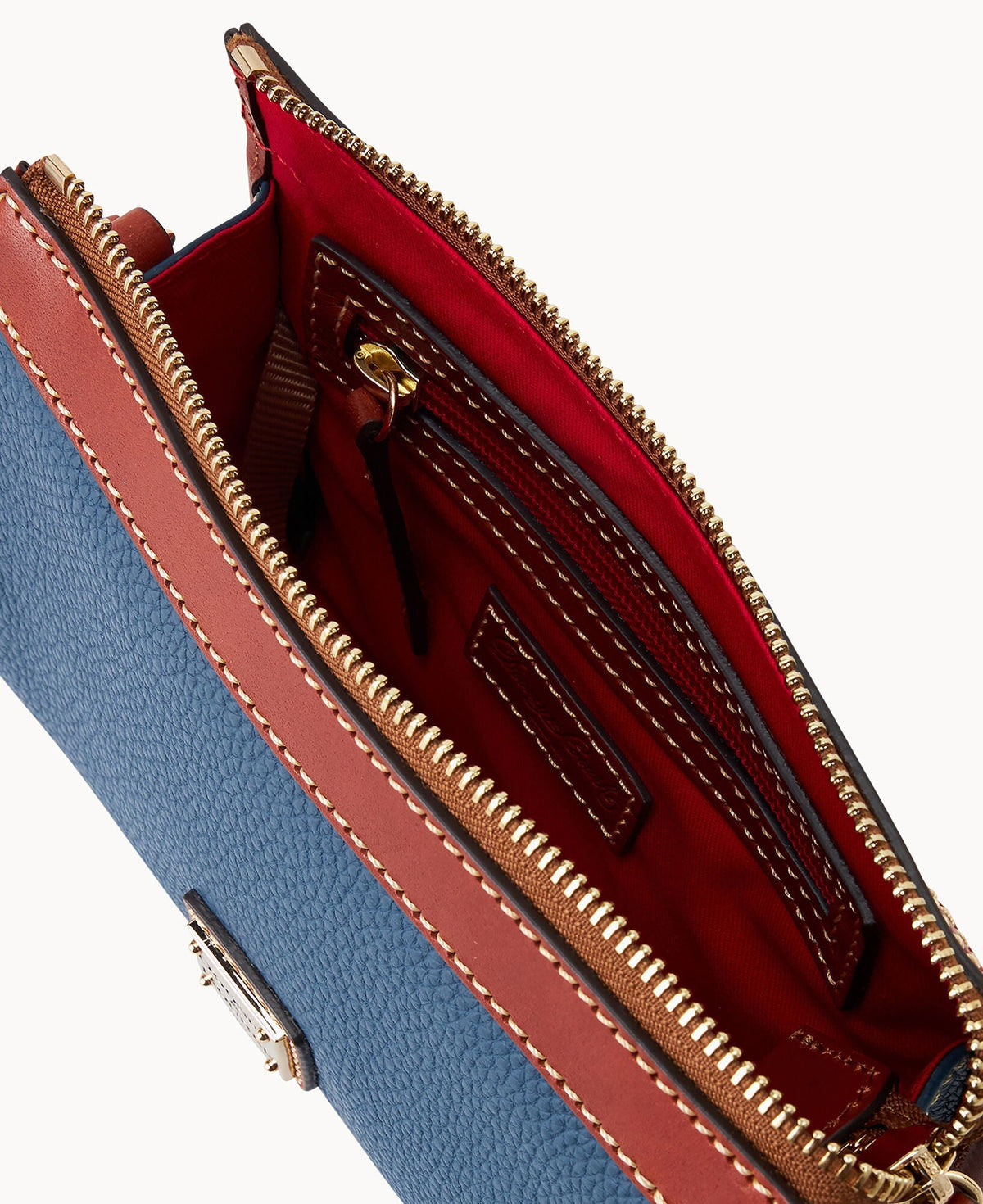 Pebble Grain Small East West Crossbody