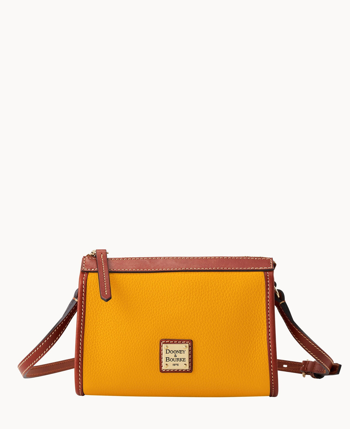 Pebble Grain Small East West Crossbody