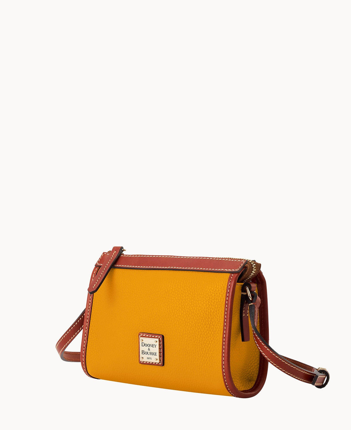 Pebble Grain Small East West Crossbody