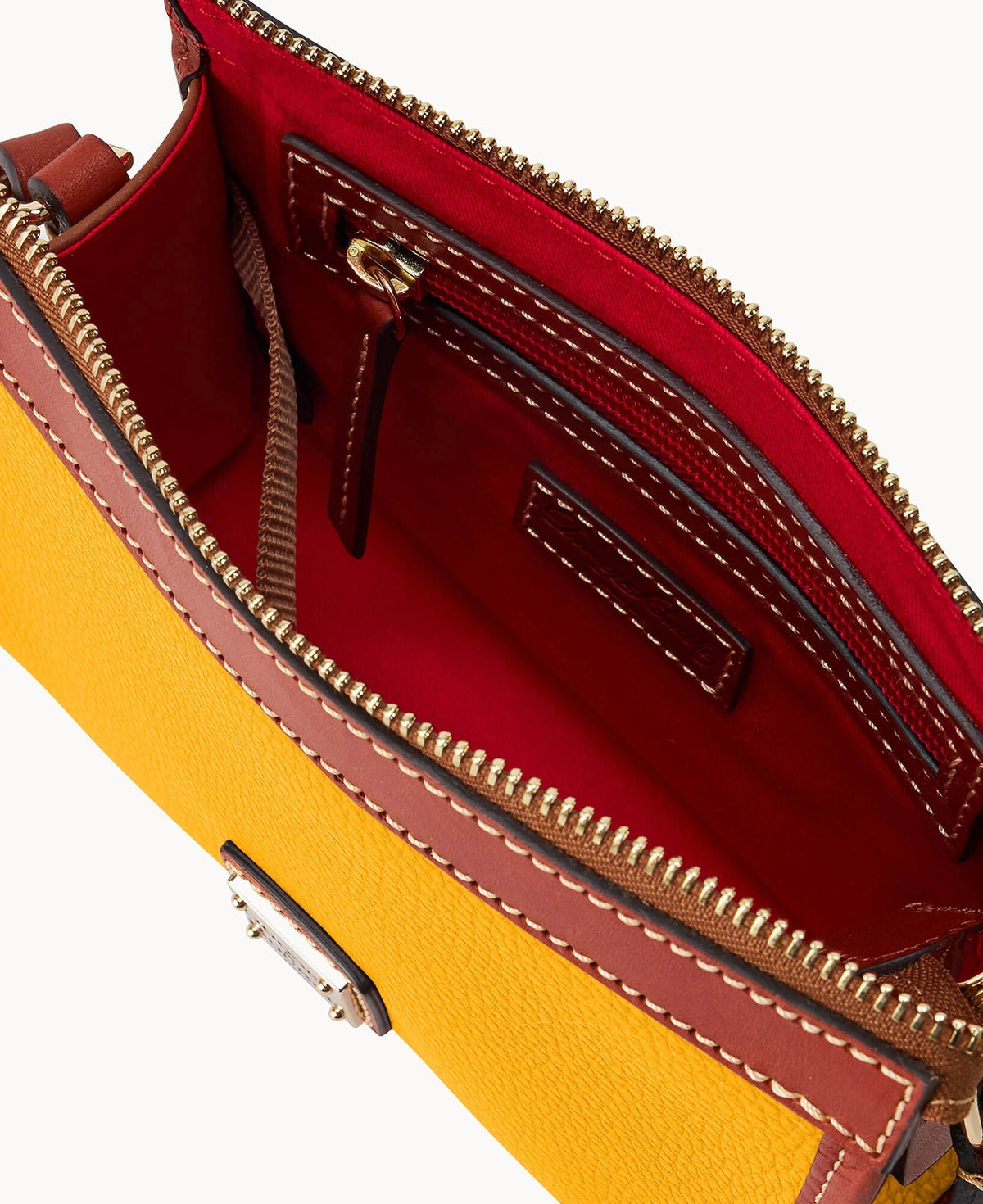 Pebble Grain Small East West Crossbody