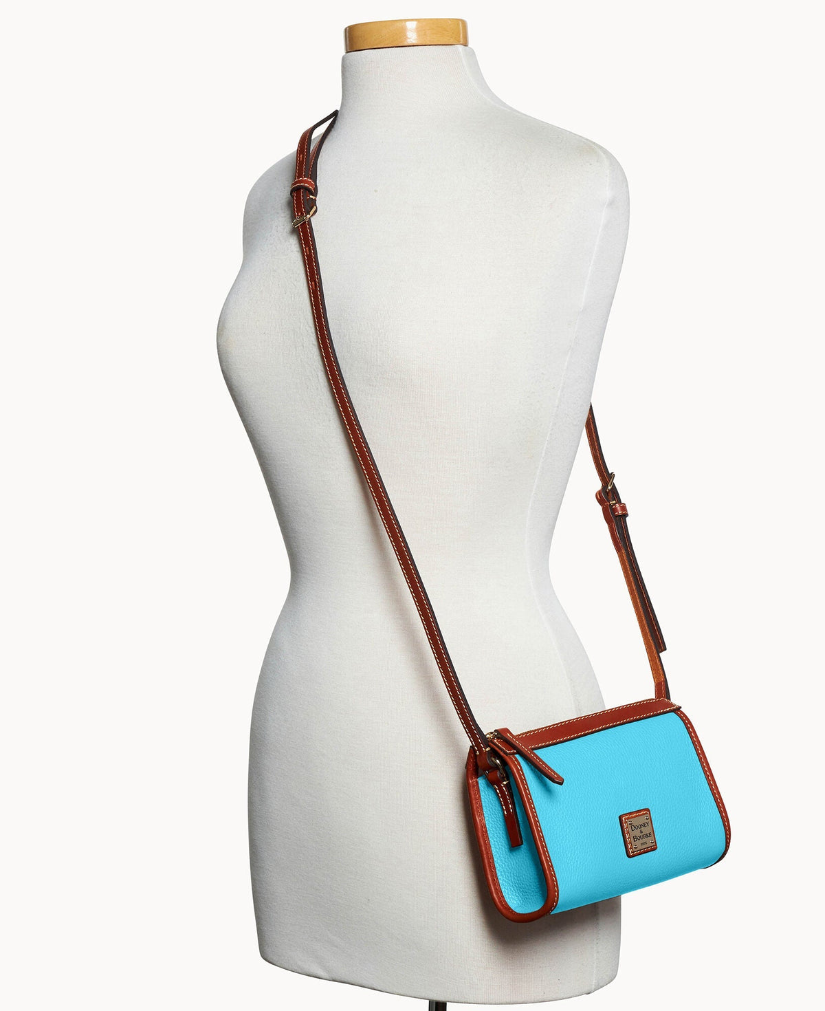 Pebble Grain Small East West Crossbody