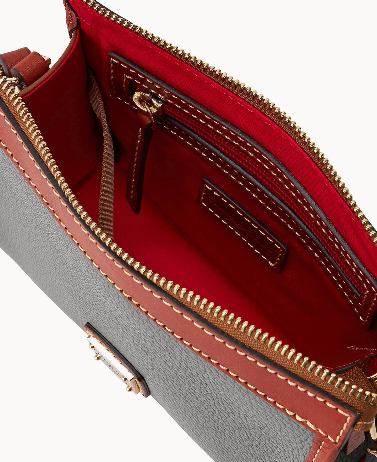 Pebble Grain Small East West Crossbody