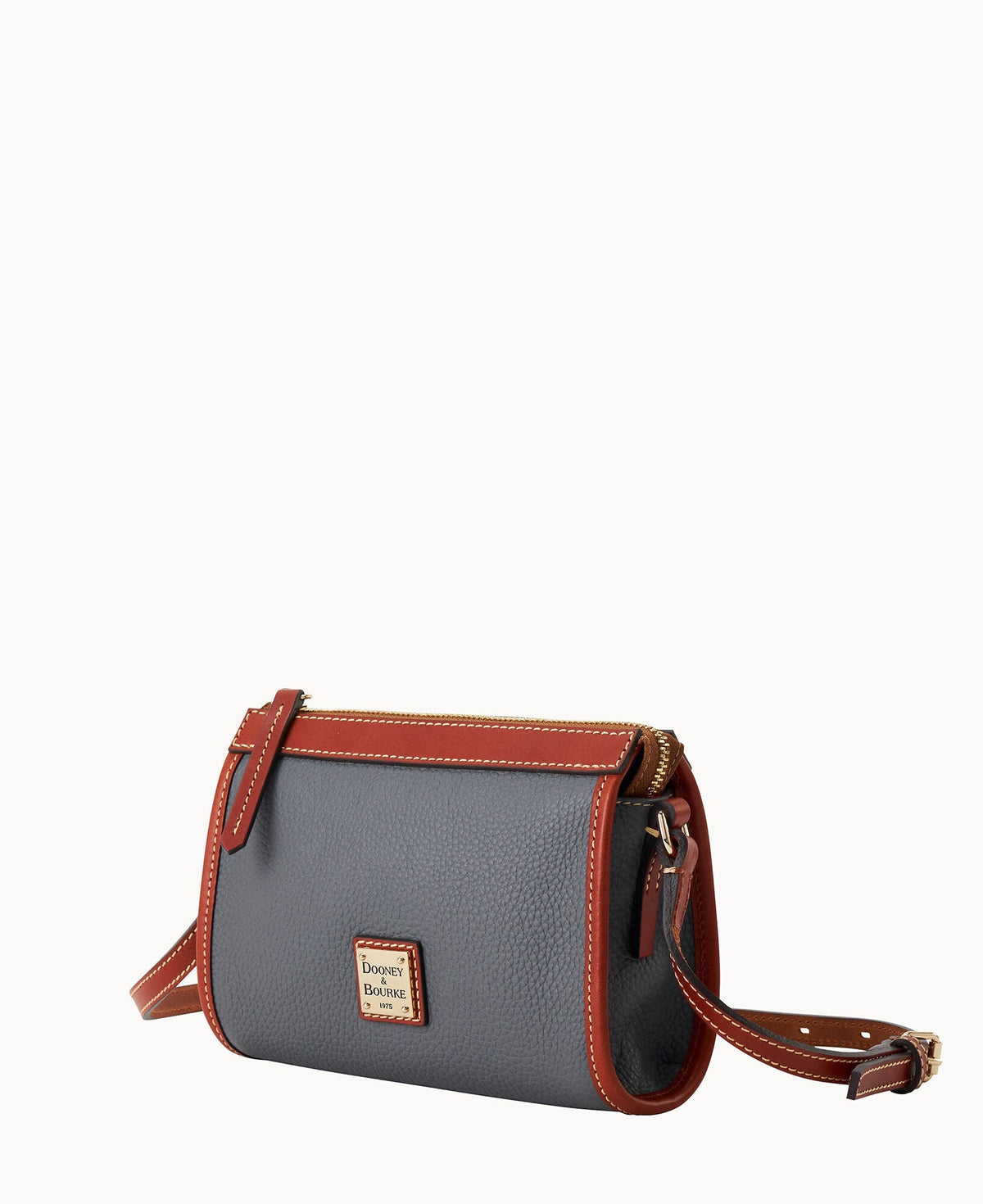 Pebble Grain Small East West Crossbody