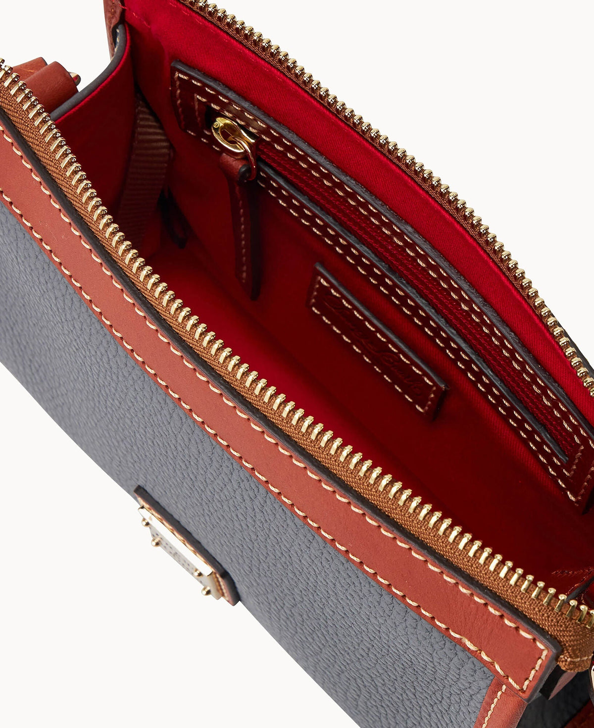 Pebble Grain Small East West Crossbody